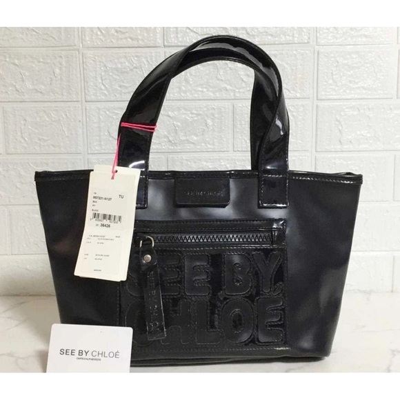 See By Chloe Handbags - NWT See By Chloe Black Structured Tote with Modern Aesthetic